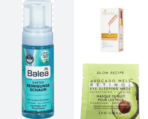Skin care cover photo collage