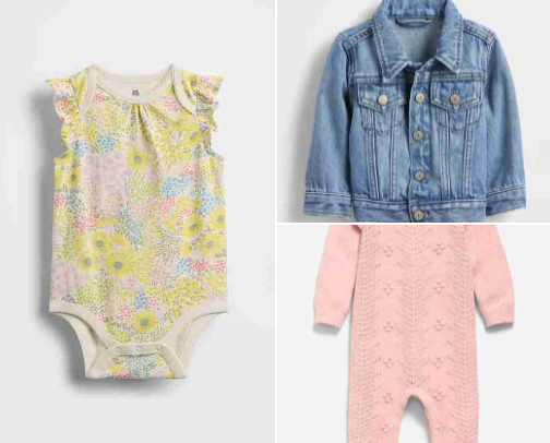 Baby Clothes cover photo collage