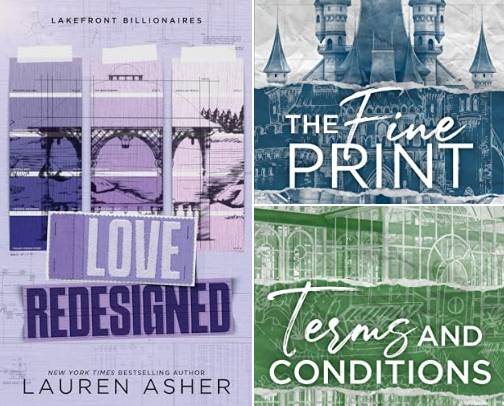 Favourite romances on Book Outlet cover photo collage