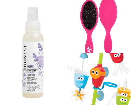 Little Girls Beauty & Bath must haves cover photo collage