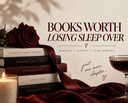 Books Worth Losing Sleep Over 📚 cover photo collage