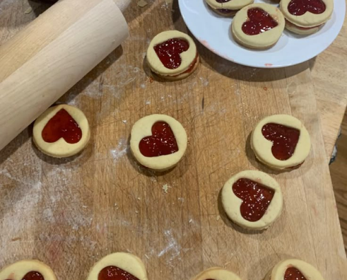a curated list of valentine’s treats 🤍 cover photo collage
