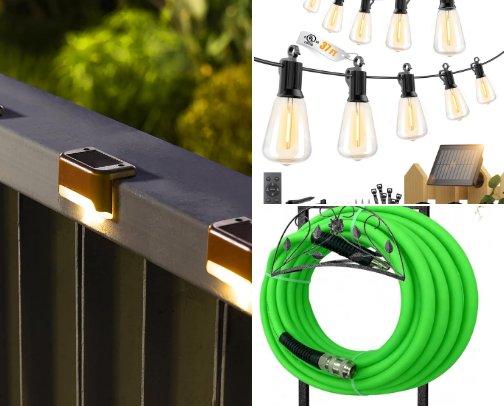 Helpful and useful backyard finds cover photo collage