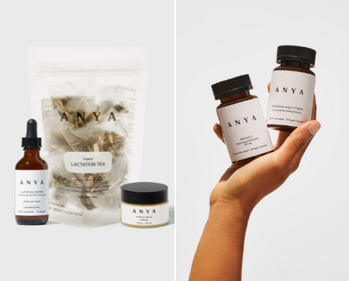 Anya | Postpartum Essentials for Recovery, Breastfeeding & New Mom Wellness (+15% Off) cover photo collage