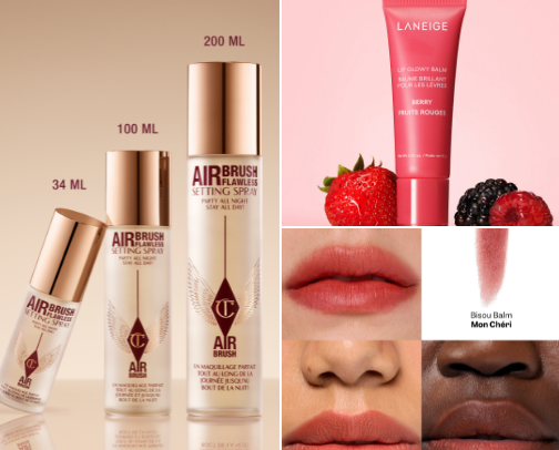 Beauty Products cover photo collage