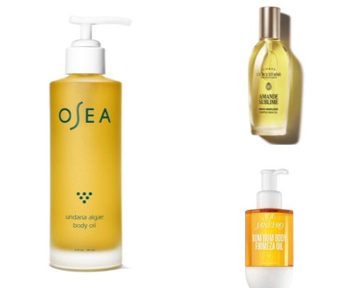 BODY OILS cover photo collage