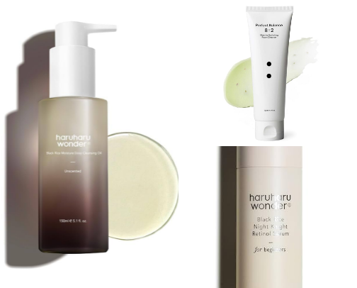 skincare that i love 💕 cover photo collage