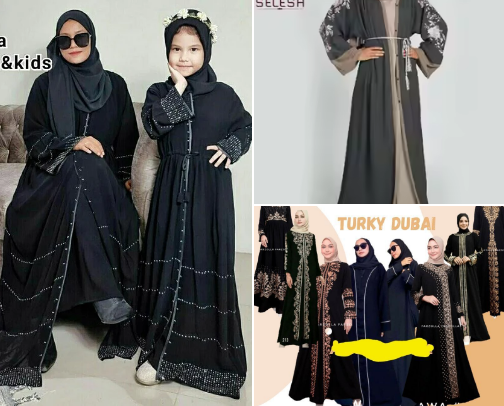 Gamis/ robe cover photo collage