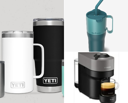 Coffee & Desk Essentials for a More Productive Workspace cover photo collage