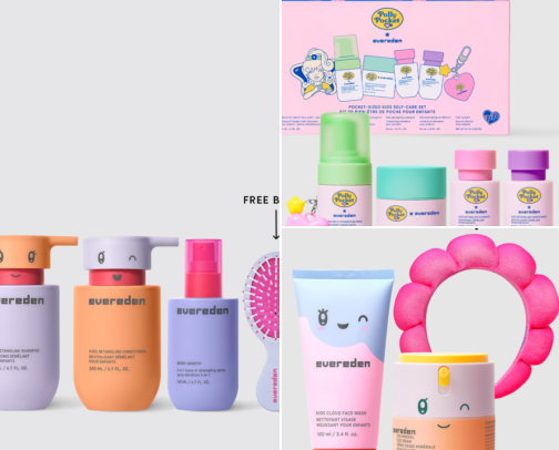 Evereden Bestsellers | Gentle Skincare & Haircare for Kids & Teens cover photo collage