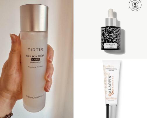Skincare Essentials I Swear By cover photo collage