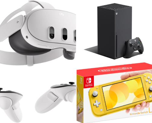 Cool games for the holidays cover photo collage
