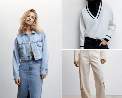 clothes 🤍 cover photo collage