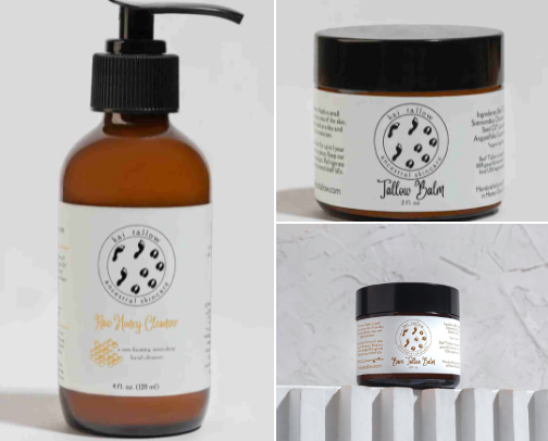 Beauty/skin products cover photo collage
