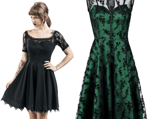 Gothic apparel cover photo collage