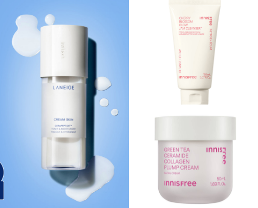 My Favorite Skincare Products for Combo Skin cover photo collage