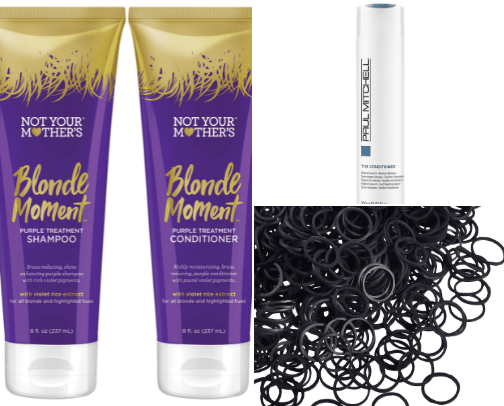 Hair products cover photo collage