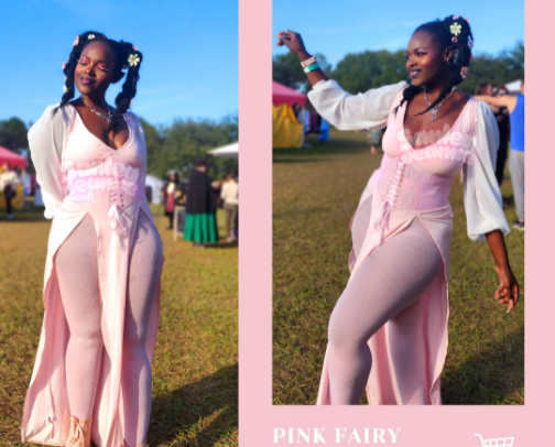 Renaissance Fair Outfit: Pink Fairy cover photo collage