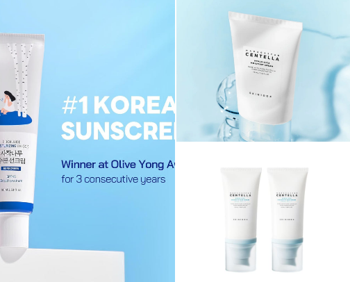 Skincare products I trust cover photo collage