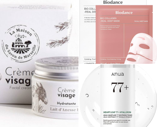 The Glass Skin Aesthetic: Slow Beauty & Self-Care cover photo collage