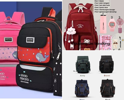 Tas Sekolah/Kerja cover photo collage