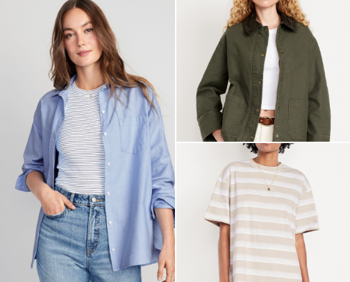 Old Navy Fall Faves for 30-Somethings cover photo collage