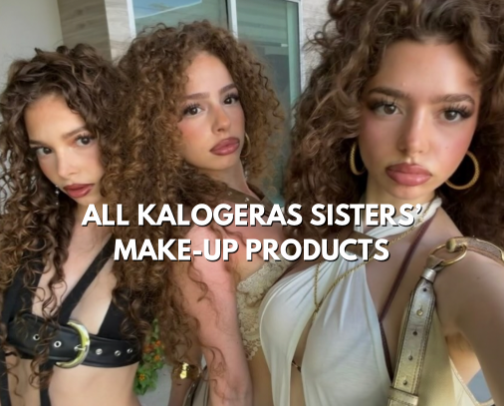 All Kalogeras Sisters’ Make-Up Products cover photo collage