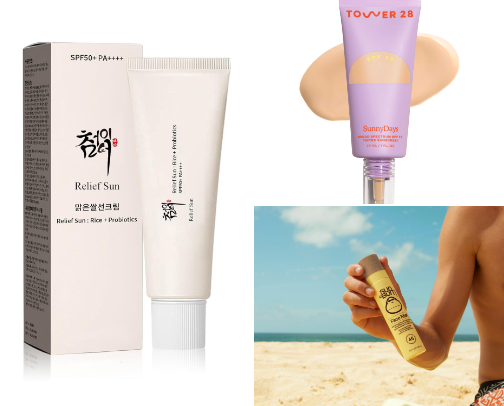 Best Sunscreens For Sensitive Skin: No White Cast + No Breakouts 2026 cover photo collage