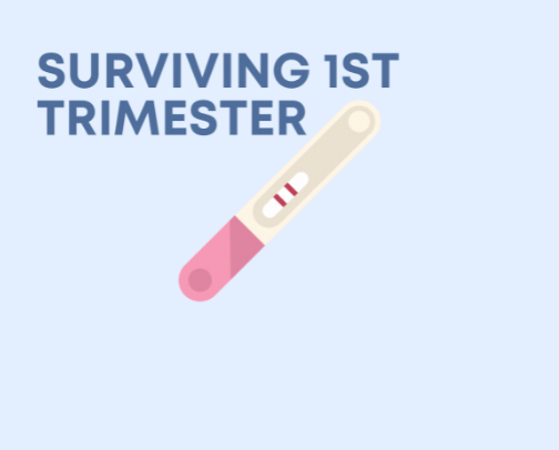 Surviving 1st trimester cover photo collage
