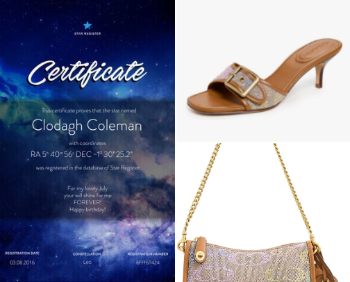 Just a Girl and her Birthday Wishlist 2026 cover photo collage