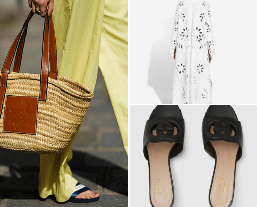 Real Vacation Style, Sweat-Proof Beauty & Clever Gear cover photo collage