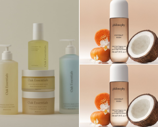 Body care cover photo collage