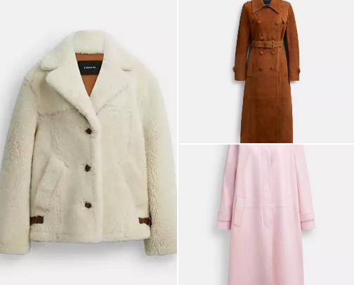 Woman's Coat cover photo collage