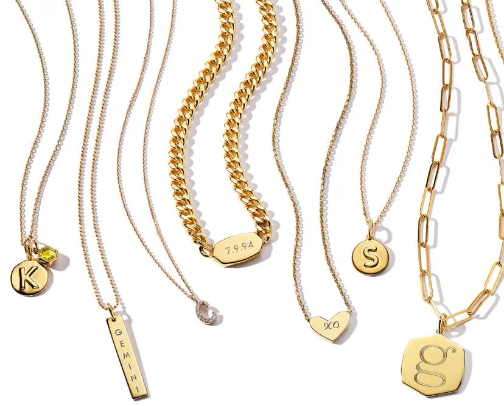 Gold jewelry cover photo collage