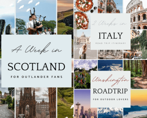 Pre-Made Travel Itineraries for Busy Travelers cover photo collage