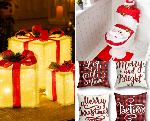 CHRISTMAS  HOME DECOR cover photo collage