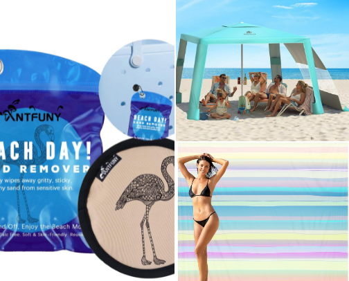 Beach Day cover photo collage