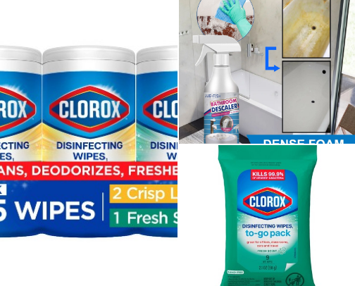 CLEANING ESSENTIALS cover photo collage