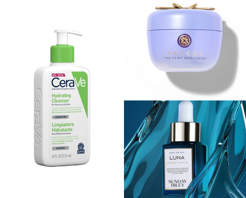 Skincare for everyday use ✨ cover photo collage