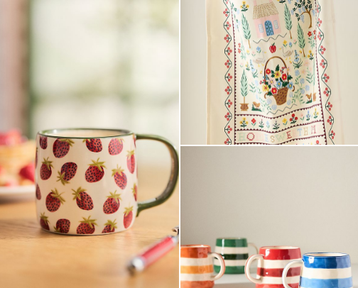 My dream items from Anthropologie cover photo collage