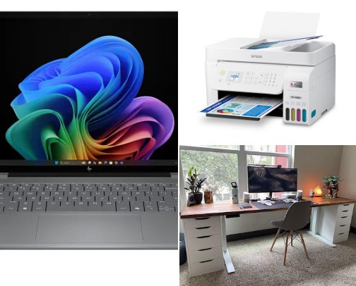 Office/tech recommendations cover photo collage