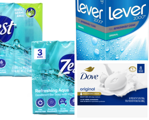 Skin care bar soap cover photo collage