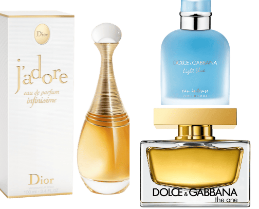 Parfumes cover photo collage