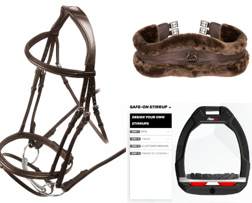Horse tack cover photo collage