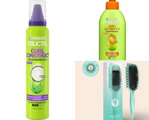 Curly Hair cover photo collage