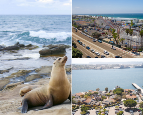 San Diego Visit Check List☀️ cover photo collage