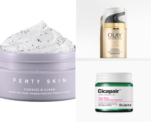 Skincare cover photo collage