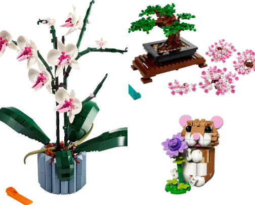 Lego Flowers cover photo collage