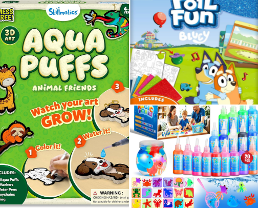 Screen Free Activities/Games for Kids - Amazon Finds cover photo collage