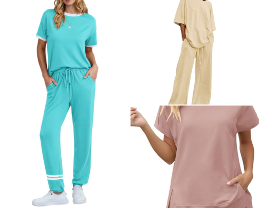Women's Two-Piece Jogger Sets cover photo collage